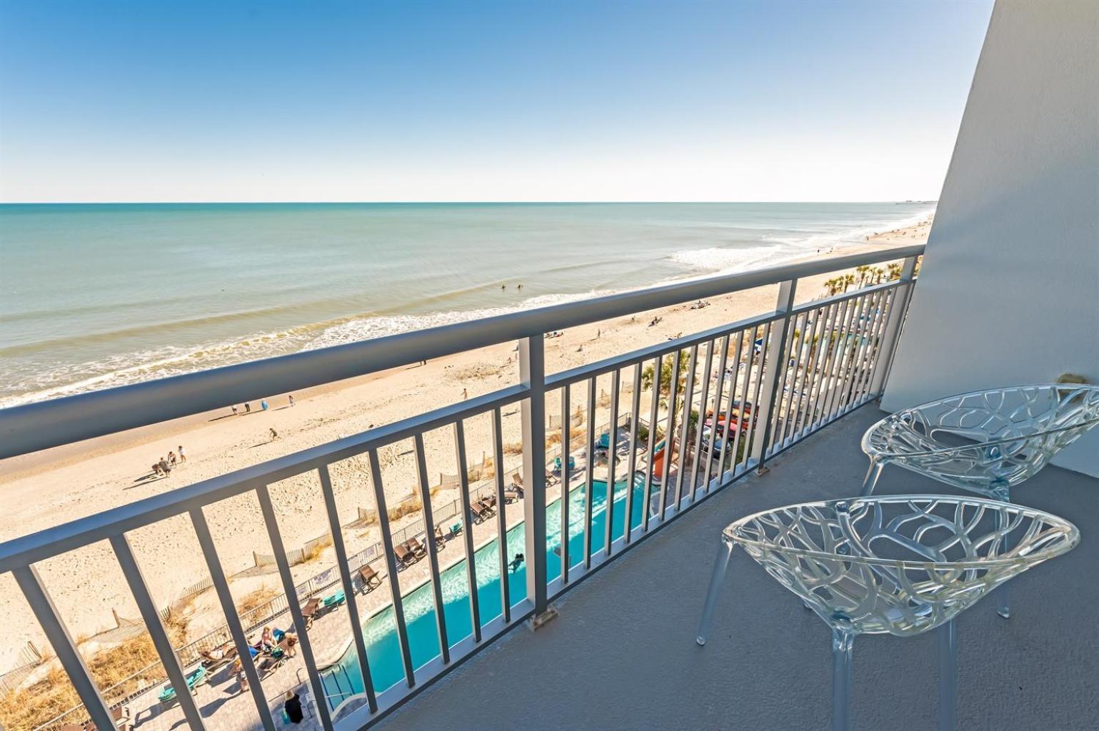 Villa 7Th Floor! Modern Building, Direct Oceanfront View Myrtle Beach Exterior foto