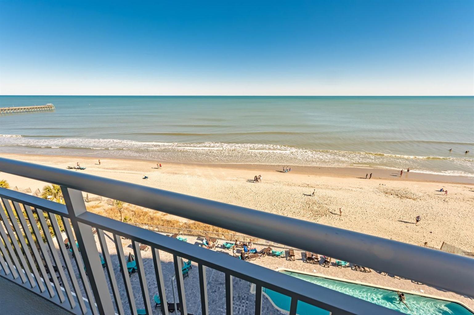 Villa 7Th Floor! Modern Building, Direct Oceanfront View Myrtle Beach Exterior foto